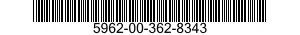 5962-00-362-8343  5962003628343 003628343