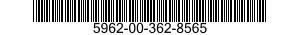 5962-00-362-8565  5962003628565 003628565