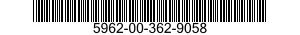 5962-00-362-9058  5962003629058 003629058