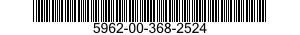 5962-00-368-2524 MICROCIRCUIT,DIGITAL 5962003682524 003682524