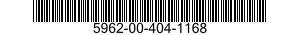 5962-00-404-1168  5962004041168 004041168