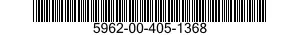 5962-00-405-1368  5962004051368 004051368