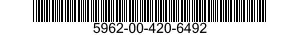 5962-00-420-6492 MICROCIRCUIT,DIGITAL 5962004206492 004206492