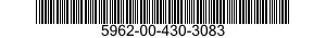 5962-00-430-3083 MICROCIRCUIT,LINEAR 5962004303083 004303083