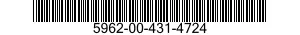 5962-00-431-4724  5962004314724 004314724