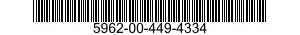 5962-00-449-4334 MICROCIRCUIT,LINEAR 5962004494334 004494334