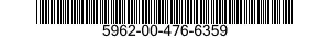 5962-00-476-6359  5962004766359 004766359