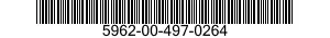 5962-00-497-0264 MICROCIRCUIT,LINEAR 5962004970264 004970264