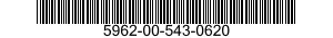 5962-00-543-0620 MICROCIRCUIT,LINEAR 5962005430620 005430620