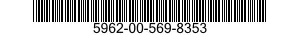 5962-00-569-8353 COUPLER,OPTOELECTRONIC 5962005698353 005698353
