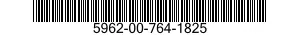 5962-00-764-1825 MICROCIRCUIT,LINEAR 5962007641825 007641825