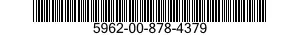5962-00-878-4379 TRANSISTOR 5962008784379 008784379