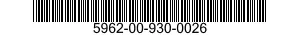5962-00-930-0026  5962009300026 009300026