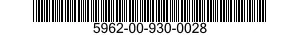 5962-00-930-0028  5962009300028 009300028