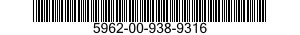 5962-00-938-9316 MICROCIRCUIT,DIGITAL 5962009389316 009389316