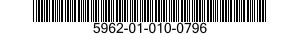 5962-01-010-0796 MICROCIRCUIT,LINEAR 5962010100796 010100796