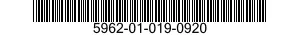 5962-01-019-0920  5962010190920 010190920