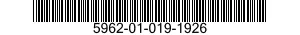 5962-01-019-1926  5962010191926 010191926