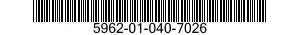 5962-01-040-7026 MICROCIRCUIT,LINEAR 5962010407026 010407026