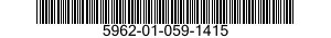 5962-01-059-1415 MICROCIRCUIT,DIGITAL 5962010591415 010591415