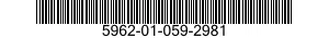 5962-01-059-2981 MICROCIRCUIT,DIGITAL 5962010592981 010592981