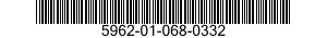 5962-01-068-0332 MICROCIRCUIT,DIGITAL 5962010680332 010680332