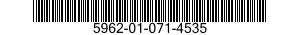 5962-01-071-4535 MICROCIRCUIT,MEMORY 5962010714535 010714535