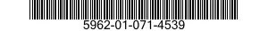 5962-01-071-4539 MICROCIRCUIT,MEMORY 5962010714539 010714539