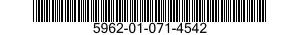 5962-01-071-4542 MICROCIRCUIT,MEMORY 5962010714542 010714542