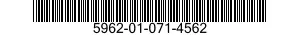 5962-01-071-4562 MICROCIRCUIT,MEMORY 5962010714562 010714562