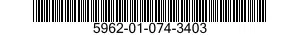 5962-01-074-3403 MICROCIRCUIT,LINEAR 5962010743403 010743403