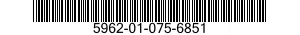 5962-01-075-6851 MICROCIRCUIT,MEMORY 5962010756851 010756851