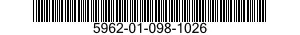 5962-01-098-1026 MICROCIRCUIT,LINEAR 5962010981026 010981026