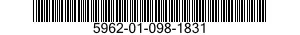 5962-01-098-1831  5962010981831 010981831