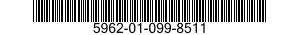 5962-01-099-8511 MICROCIRCUIT,MEMORY 5962010998511 010998511