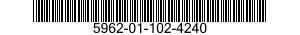 5962-01-102-4240 MICROCIRCUIT,MEMORY 5962011024240 011024240