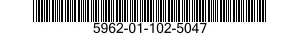 5962-01-102-5047 MICROCIRCUIT,DIGITAL 5962011025047 011025047