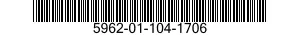 5962-01-104-1706  5962011041706 011041706