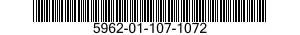 5962-01-107-1072  5962011071072 011071072