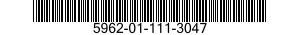 5962-01-111-3047 MICROCIRCUIT,LINEAR 5962011113047 011113047