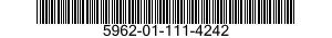 5962-01-111-4242 MICROCIRCUIT,LINEAR 5962011114242 011114242