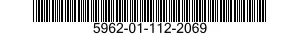 5962-01-112-2069 MICROCIRCUIT,MEMORY 5962011122069 011122069