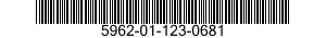 5962-01-123-0681 MICROCIRCUIT,DIGITAL 5962011230681 011230681
