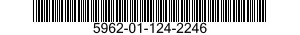 5962-01-124-2246 MICROCIRCUIT,DIGITAL 5962011242246 011242246