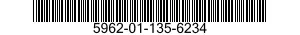 5962-01-135-6234 MICROCIRCUIT,MEMORY 5962011356234 011356234