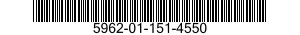 5962-01-151-4550 MICROCIRCUIT,DIGITAL 5962011514550 011514550