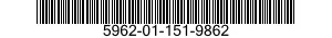 5962-01-151-9862 MICROCIRCUIT,DIGITAL 5962011519862 011519862