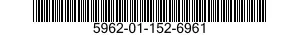 5962-01-152-6961  5962011526961 011526961