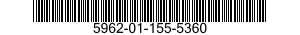 5962-01-155-5360 MICROCIRCUIT,DIGITAL 5962011555360 011555360