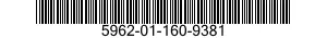 5962-01-160-9381 MICROCIRCUIT,DIGITAL-LINEAR 5962011609381 011609381
